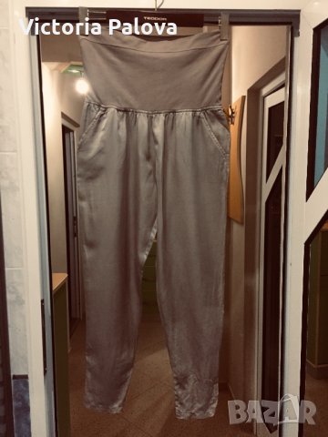 Красив панталон,коприна и памук,S, снимка 2 - Панталони - 24990707