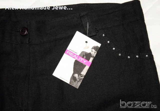 Нови с етикет къси панталонки с камъчета размер L, снимка 3 - Къси панталони и бермуди - 18269083