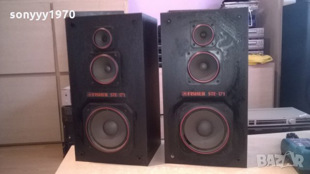 fisher hifi model ste-171 3way/germany-2x60w/8ohm-swiss, снимка 5 - Тонколони - 24488468