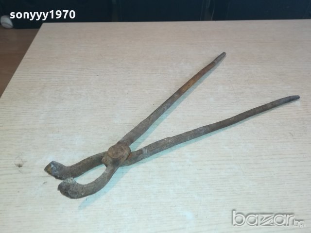 поръчани-извити ковашки клещи-47см, снимка 7 - Клещи - 21094525