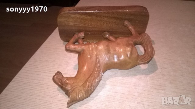 SOLD-кон-дървен-made in philippines-20х20х9см-внос швеицария, снимка 14 - Колекции - 22062223