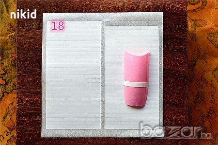 сет 18 вида ФРЕНСКИ МАНИКЮР лепенки за нокти маникюр, снимка 6 - Продукти за маникюр - 19478091