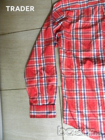 Мъжка риза TOMMY HILFIGER, 100% памук, снимка 10 - Ризи - 18478106