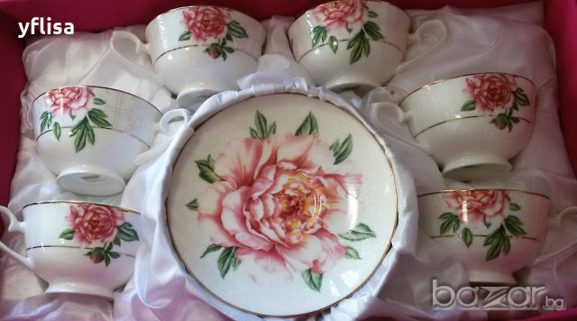 ВИНТИДЖ СЕРВИЗ ЗА ХРАНЕНЕ "РОЗИ" ЗА СЪДОМИЯЛНА МАШИНА, снимка 9 - Сервизи - 15183847