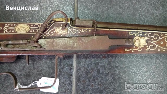 декоративна швейцарска пушка (мускет), снимка 6 - Антикварни и старинни предмети - 19242369