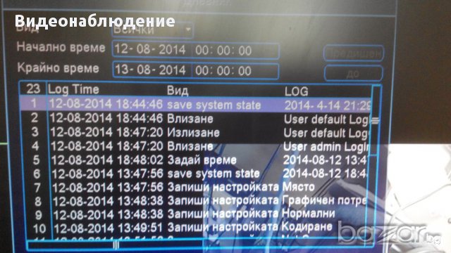 4 Канален DVR записващ с резолюция D1 на всички 4 канала едновременно. Смартфон контрол!, снимка 9 - Камери - 8376563