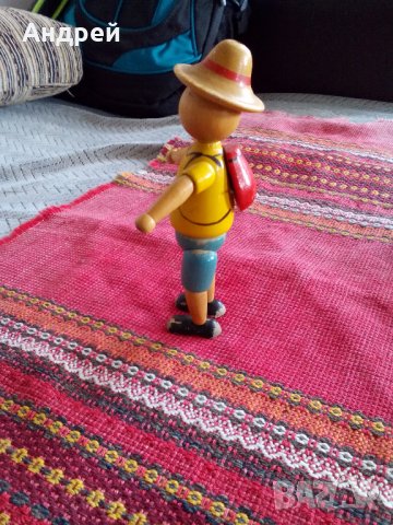 Стара дървена играчка, снимка 2 - Антикварни и старинни предмети - 23100375