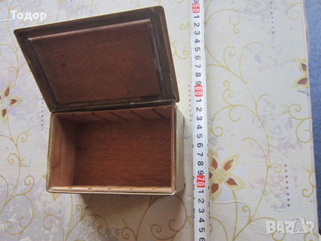 Уникална бронзова кутия за бижута ВМФ, снимка 2 - Колекции - 25747015