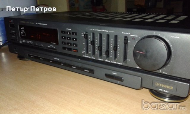 Fisher RS-580 FM Stereo AM Receiver Tuner Radio, снимка 2 - Ресийвъри, усилватели, смесителни пултове - 20697496