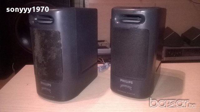 philips-2бр колони 19х16х10см-внос швеицария, снимка 7 - Тонколони - 16910703