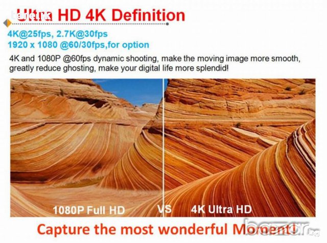 █▬█ █ ▀█▀ Нова Eken H9R +Дистанционно 22 части 12 MP 4K WiFI 2.0” LCD Екшън спортна видеокамера go p, снимка 14 - Камери - 17285588