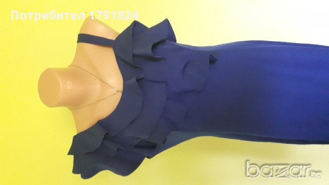 Синя рокля, снимка 1 - Рокли - 21478456