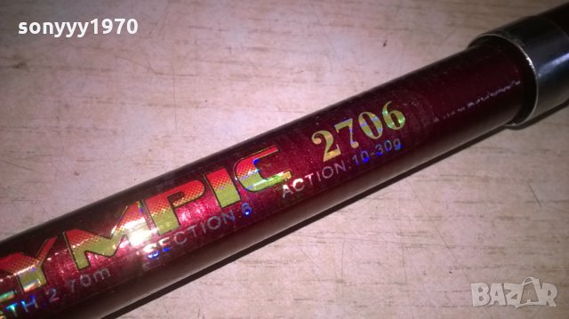 Телескоп, изработен от стъклопласт с керамични водачи. Дължина - 2.7м., снимка 12 - Въдици - 25376081