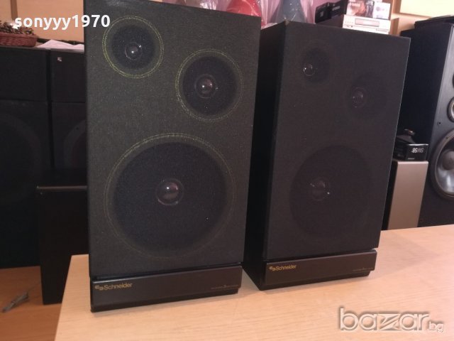 schneider 3 way hifi speakers-made in germany-внос швеицария, снимка 3 - Тонколони - 20250503