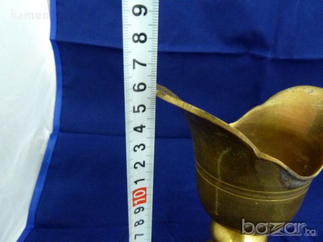 Кана месинг 16 см., снимка 7 - Антикварни и старинни предмети - 15069660
