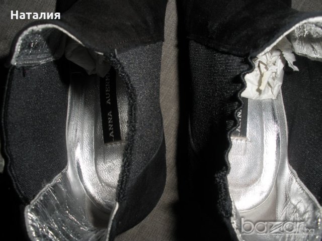 Дамски боти от ест.кожа, велур, р.37., снимка 5 - Дамски боти - 20176448