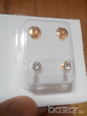 Ново!Обеци- стомана, снимка 6 - Бижутерийни комплекти - 20657055