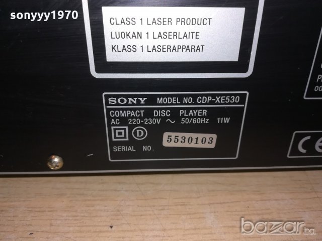 sony cdp-xe530 cd player-внос швеицария, снимка 17 - Ресийвъри, усилватели, смесителни пултове - 20739956