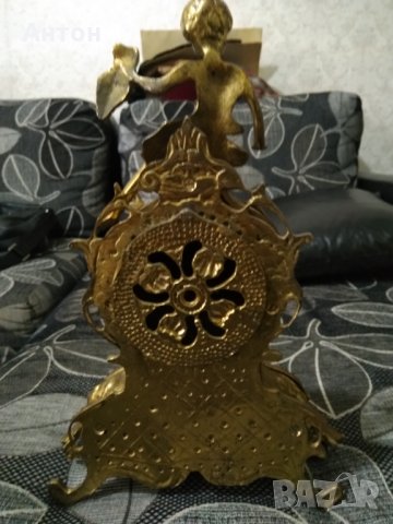 Бароков бронзов часовник., снимка 4 - Антикварни и старинни предмети - 25494577