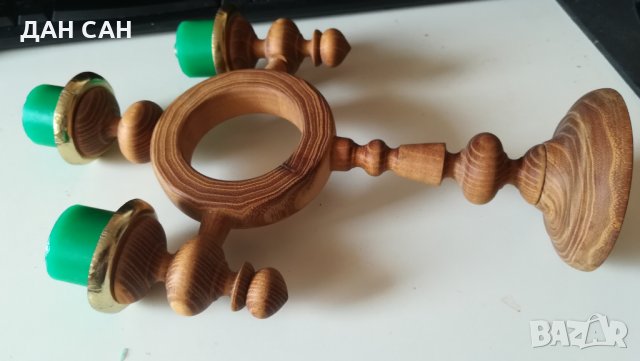 три дървен свещеник, снимка 2 - Статуетки - 24951429