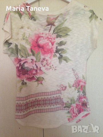 Дамска трикотажна блуза, снимка 2 - Тениски - 21496884