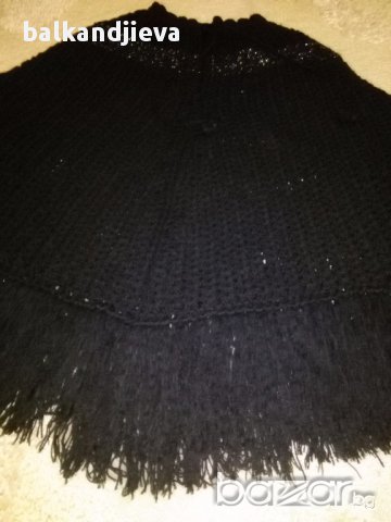 Ръчно плетено пончо, снимка 5 - Сака - 17106836