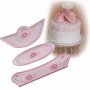 бебешки обувки буйки форма форми резци шаблони пластмасови лот за торта украса фондан 