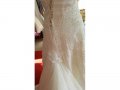 луксозна сватбена булчинска рокля с бижу, снимка 3