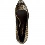 ПРОМО 🍊 CALVIN KLEIN 🍊 Кожени дамски сандали в златисто и черно № 35-38-39 нови с кутия, снимка 7