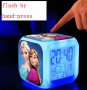 Frozen LED Alarm часовници с термометър с 7 цвята., снимка 2