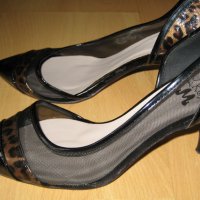 Лачени обувки шик , снимка 1 - Дамски обувки на ток - 25880136
