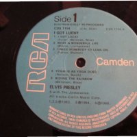 Грамофонна плоча Елвис Пресли, ELVIS -  I GOT LUCKY изд. 60те  год ! , снимка 5 - Грамофонни плочи - 19795963