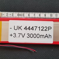 Батерия за таблет - 3.7V/ 3000mAh, 124x46x4mm, снимка 2 - Друга електроника - 24455585