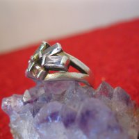 №16 Здрав сребърен пръстен / маркиран/ проба 925, снимка 2 - Пръстени - 24149155