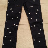 Дънки клин панталон НМ  HM  H&M тъмно син на звездички, снимка 1 - Детски клинове - 23197386