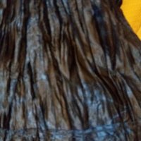 Дам.пола-"ESPRIT"/полиестер/,цвят-черно+петролено синьо. Закупена от Германия., снимка 6 - Поли - 21937498