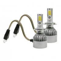 Диодни LED Крушки за фар Н1,Н7,Н7,Н11,Н8,НВ3,НВ4 -36W 6000K 3800 Lumena, снимка 2 - Аксесоари и консумативи - 22767552