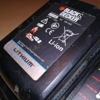 black & decker lithium power-charger+battery-внос швеицария, снимка 8 - Други инструменти - 21444555