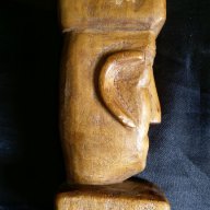 Стара дървена фигура , снимка 2 - Декорация за дома - 16620546