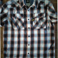 g-star deck windsor shirt - страхотна мъжка риза КАТО НОВА , снимка 4 - Ризи - 25424374