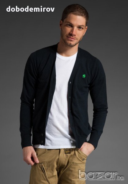  Нова мъжка жилетка G STAR BLUE RAW CORRECT LINE NEW C-LINE CARDIGAN оригинал, снимка 1