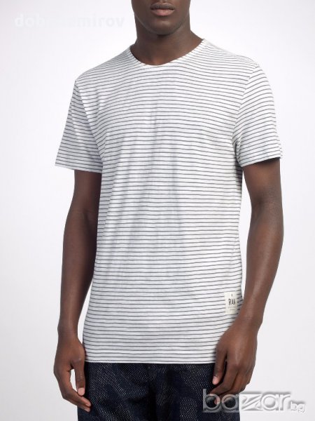Нова мъжка тениска G Star Raw Wanvic Striped T Shirt, оригинал , снимка 1