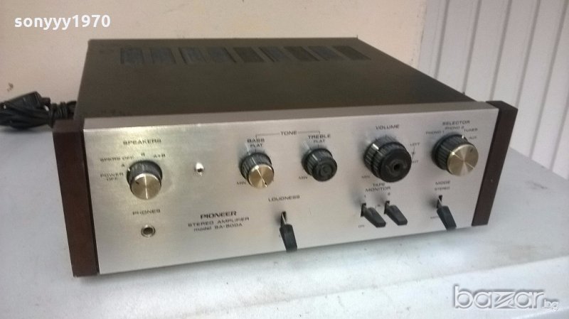 ПОРЪЧАН⭐ █▬█ █ █▀ █ ⭐Pioneer sa-500a-amplifier-made in japan-внос швеицария, снимка 1