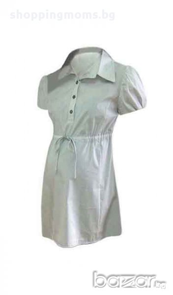 Риза за бременни и макси дами 08301 сиво райе , снимка 1