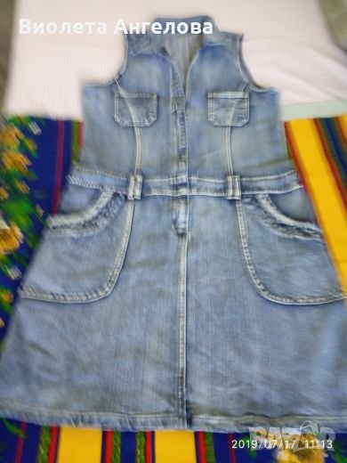 Дамски дънков сукман, снимка 1