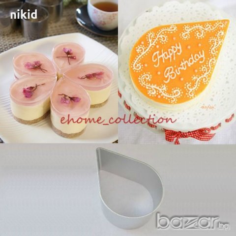 водна капка метален резец форма за украса декорация торта мъфин сладка бисквитка