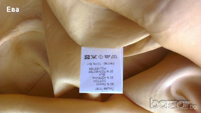 Красива лятна рокля Ellinor с къс паднал ръкав: памук/коприна, 40 EU/46 BG, снимка 4 - Рокли - 12958279
