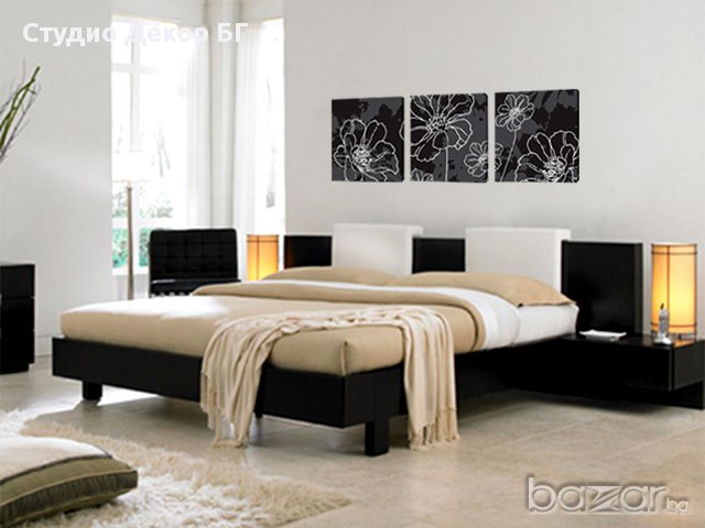 Картина Цветя черно и бяло #176 , снимка 2 - Картини - 11337846