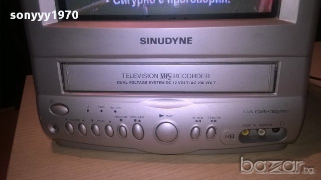 Sinudyne 1002s combi tv/video/12/220v/color-italy-внос швеицария, снимка 4 - Телевизори - 16402176