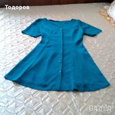 Червена рокля копринено кадифе + подарък, снимка 4 - Рокли - 24157757